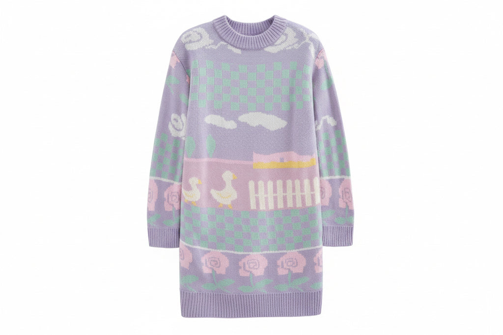 Colorful Knit Sweater