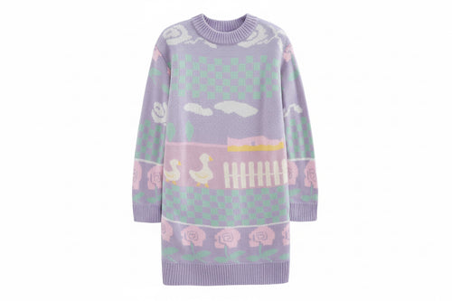 Colorful Knit Sweater