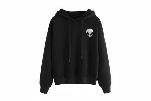 Alien Hoodie with Embroidery