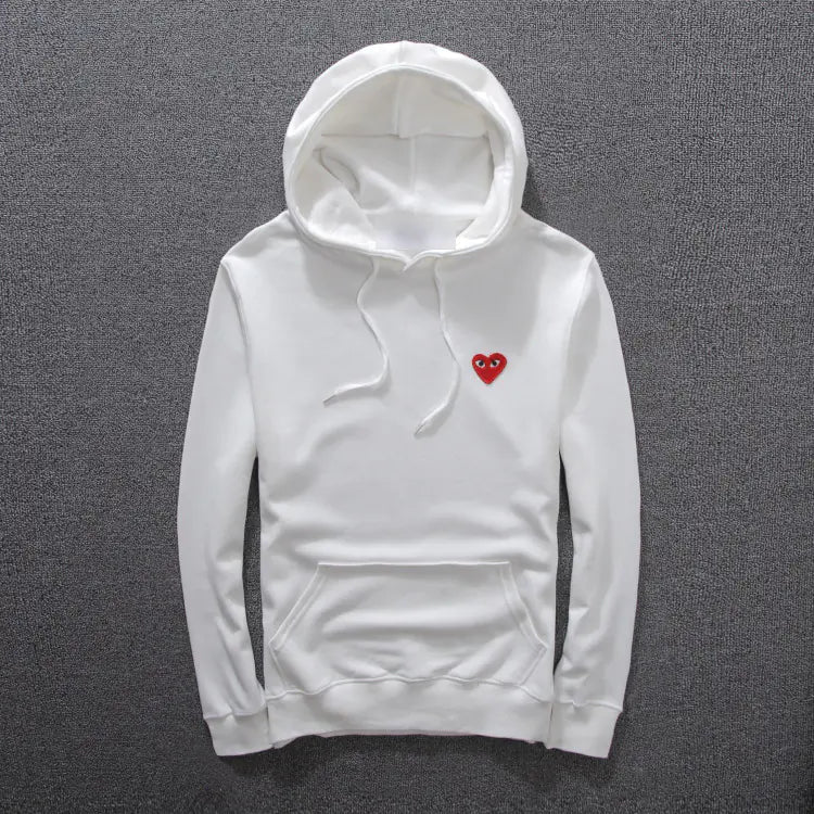 Heart Embroidery Hoodies