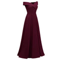 Off-Shoulder Long Evening Gown Dress