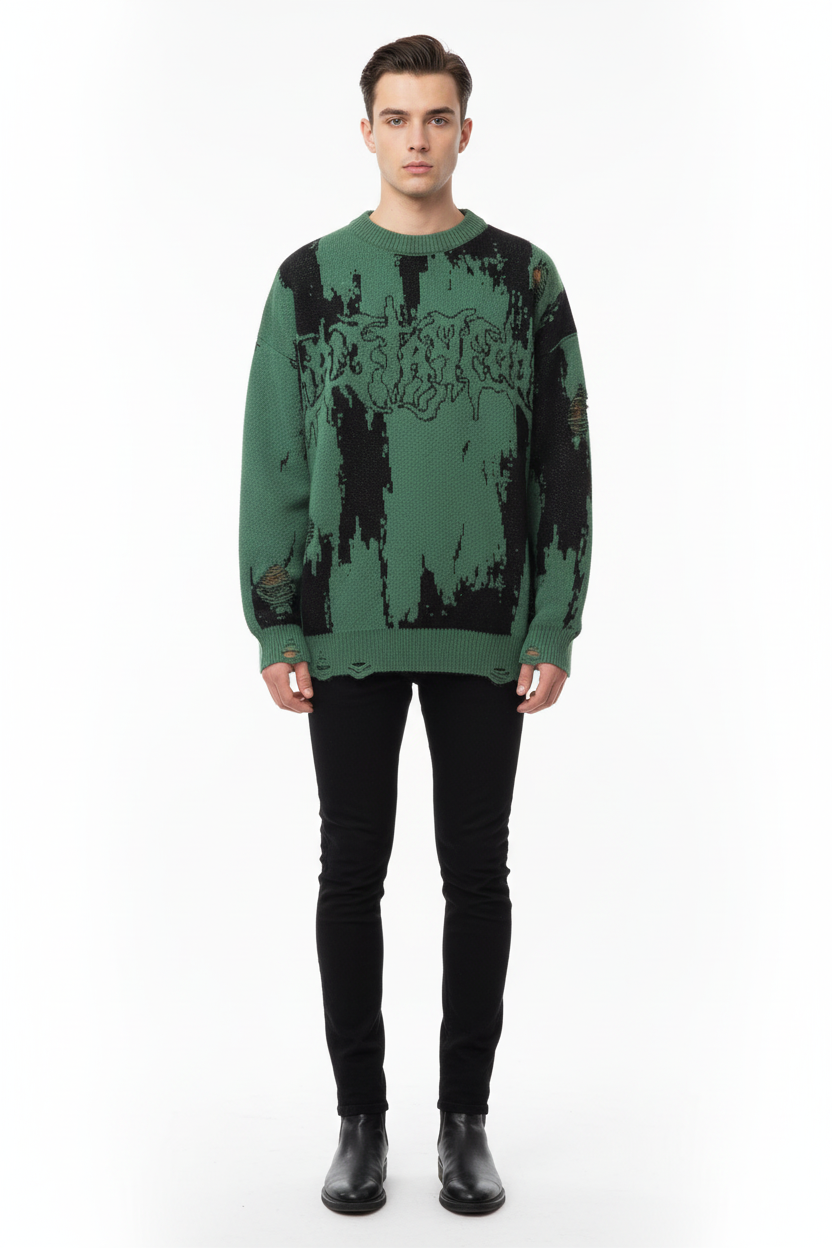 Casual Loose Knit Crochet Unisex