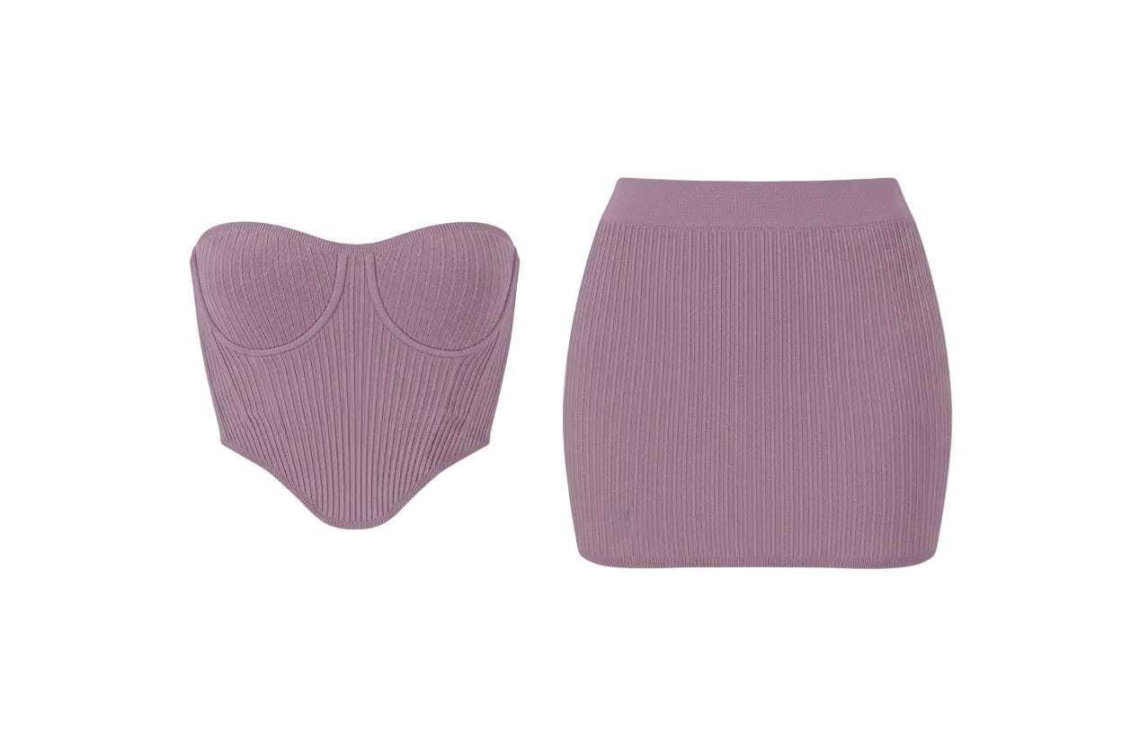Sexy Skirt Sets Summer Two Piece Outfits