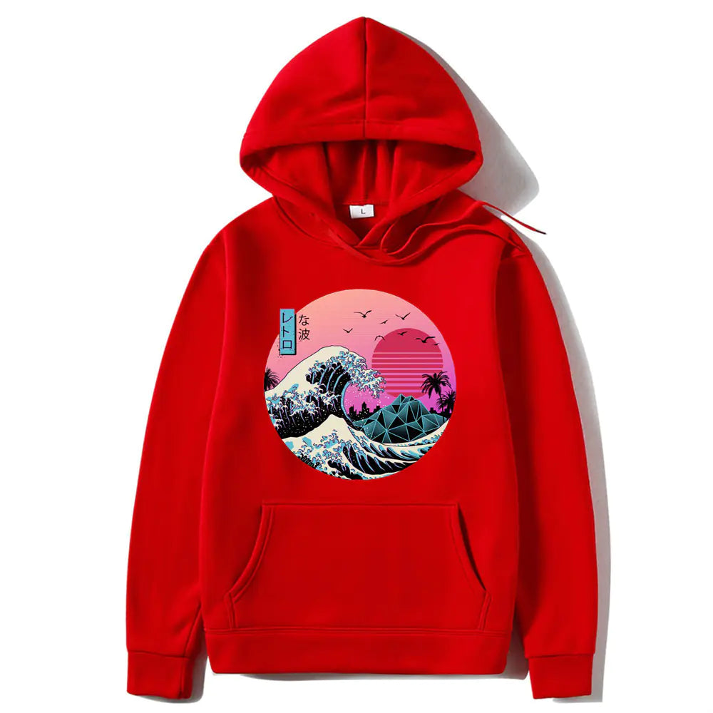 Japanese Anime Print Hoodies
