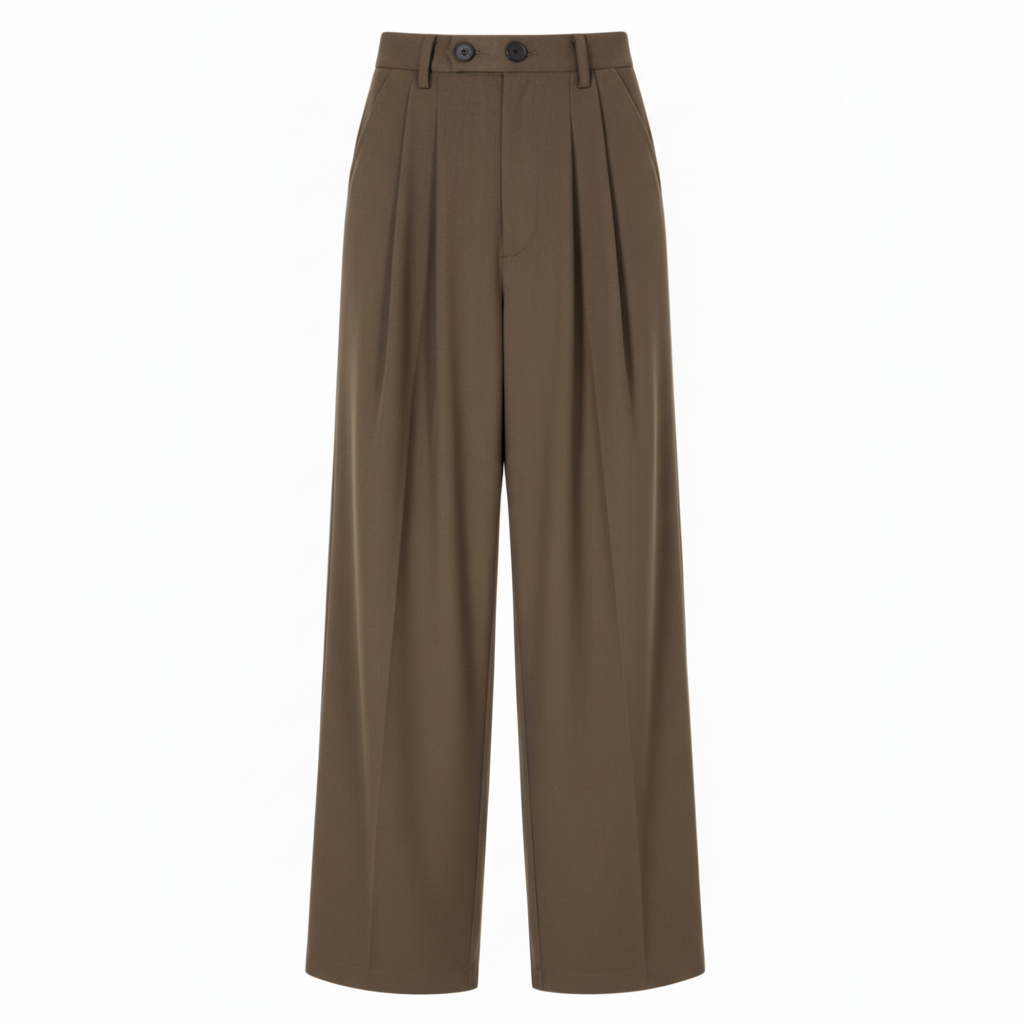 Pleat Baggie Pants