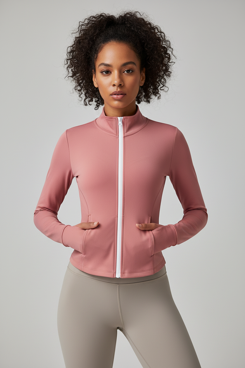 Slim Fit Long Sleeve Yoga Workout Top