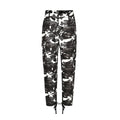 Camouflage Print Casual Cargo Trousers