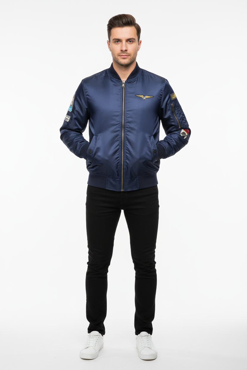Stand Collar Jacket, Pilot Jacket
