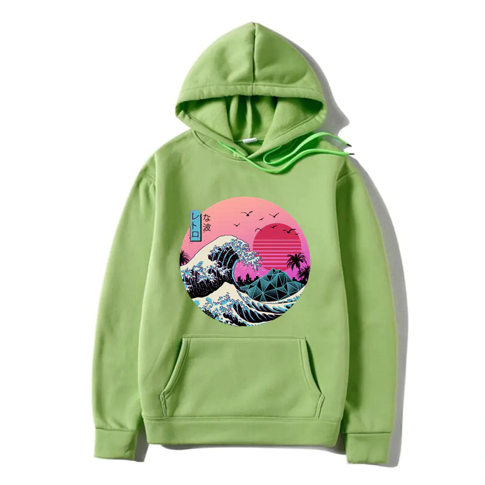 Japanese Anime Print Hoodies