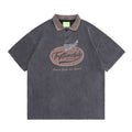 Vintage Washed Cotton Polo Shirt