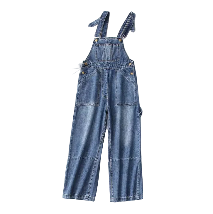 Loose Overalls Denim Pants