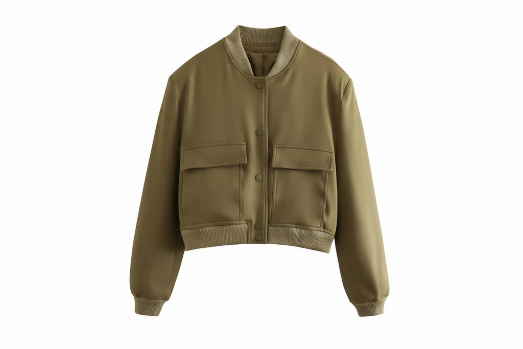 Loose Casual Bomber Jacket