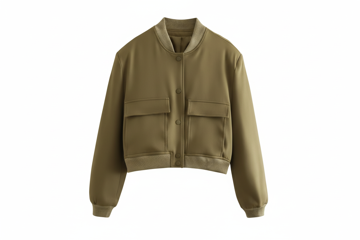 Loose Casual Bomber Jacket