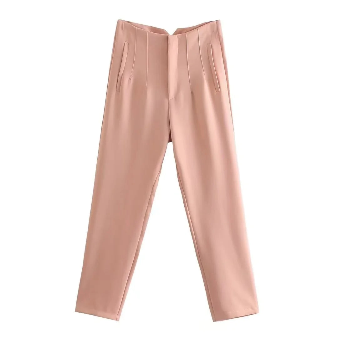 Basic Pleated Formal Pants