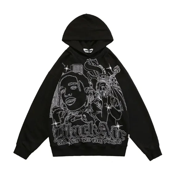 American Graffiti Hooded Sweater