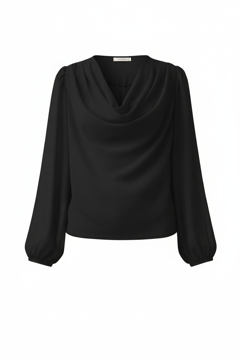 Pile Collar Blouse