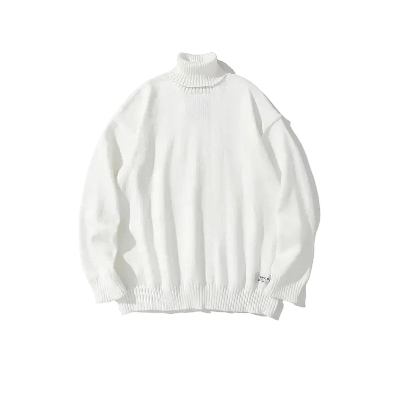 Japanese Retro High Neck Sweater