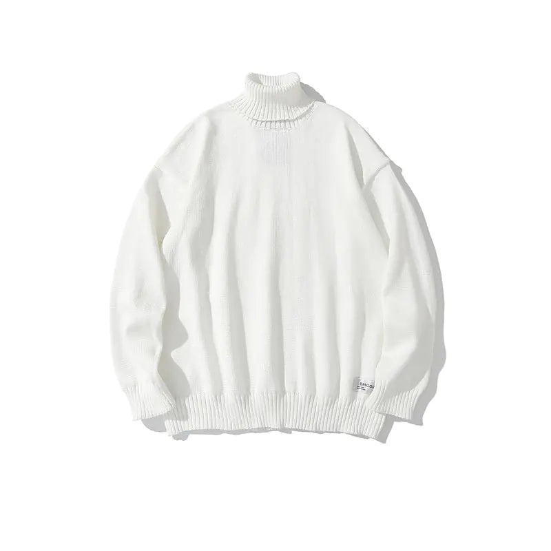 Japanese Retro High Neck Sweater