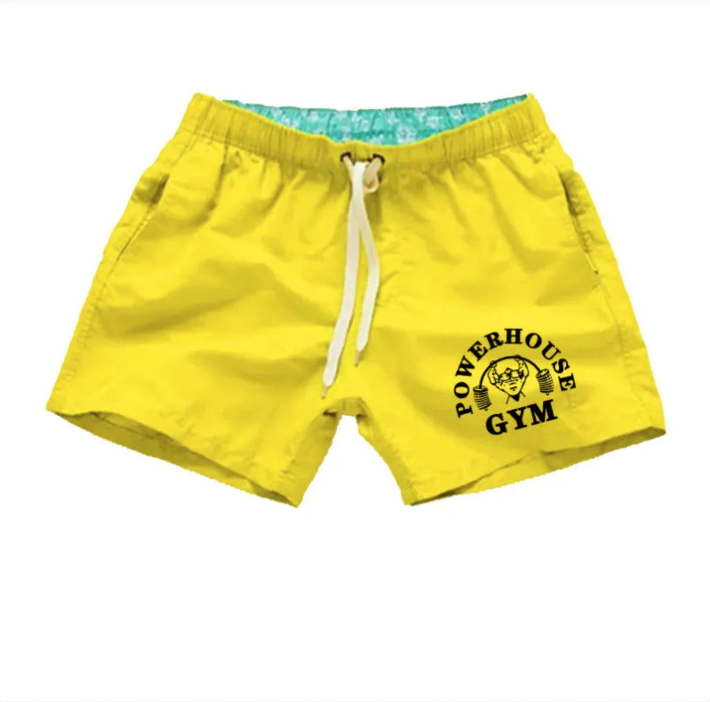 Simple Print Beach Swim Shorts