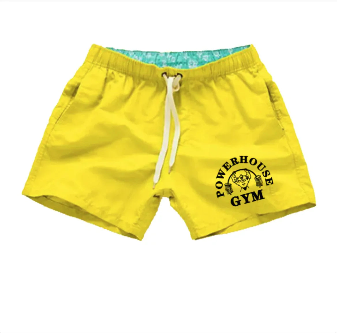 Simple Print Beach Swim Shorts