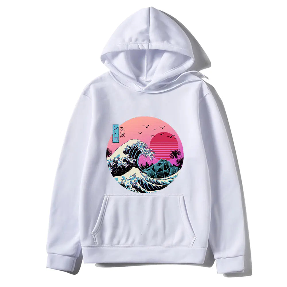 Japanese Anime Print Hoodies