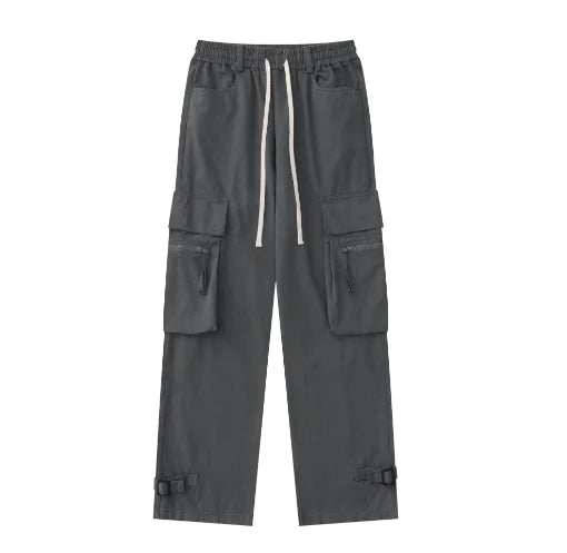 Large Size Cotton Cargo Pants