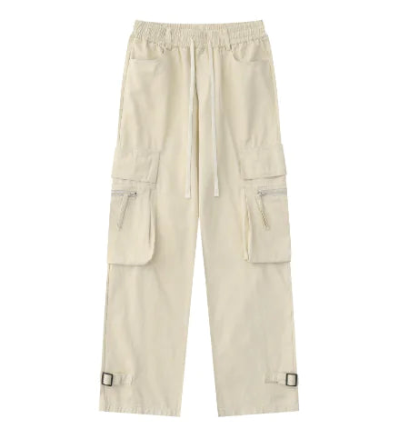 Large Size Cotton Cargo Pants