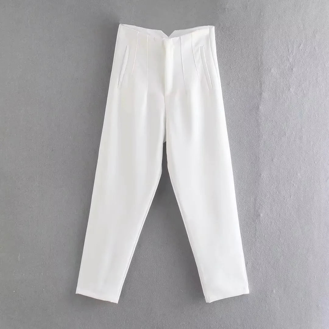 Basic Pleated Formal Pants