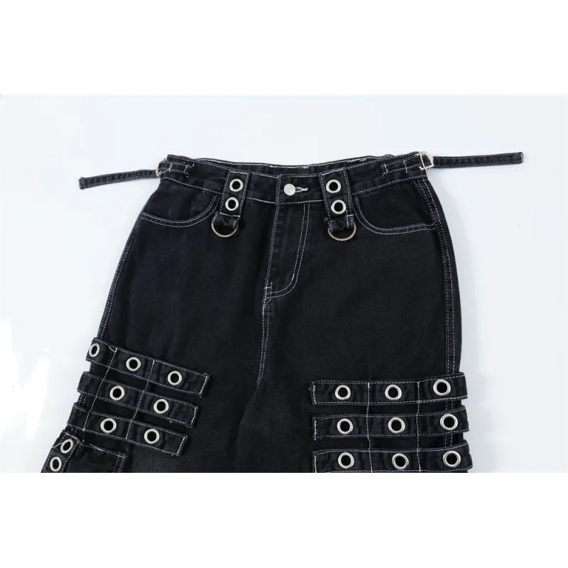 Fashion Punk Rock Cargo Jeans