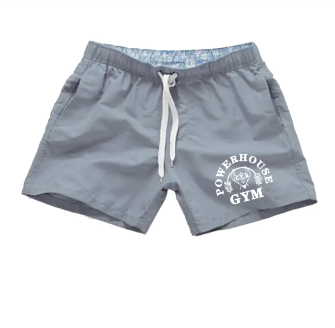 Simple Print Beach Swim Shorts