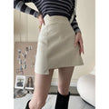 Small Wool Short Skirt