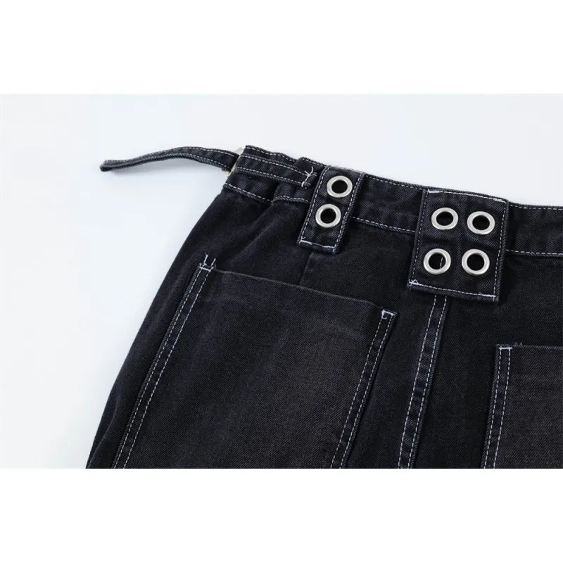 Fashion Punk Rock Cargo Jeans