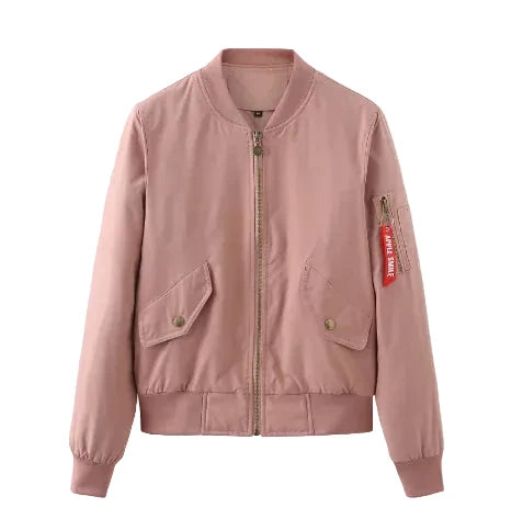Embroidered Baseball Jacket - Spring/Fall