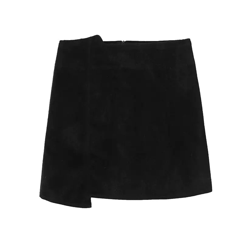 Small Wool Short Skirt