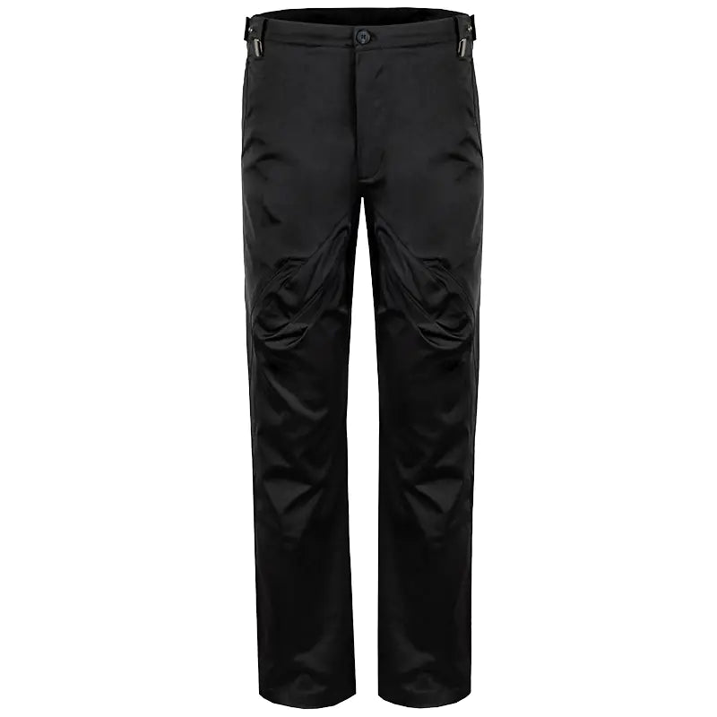 Pleated Silk Casual Loose Fit Pants