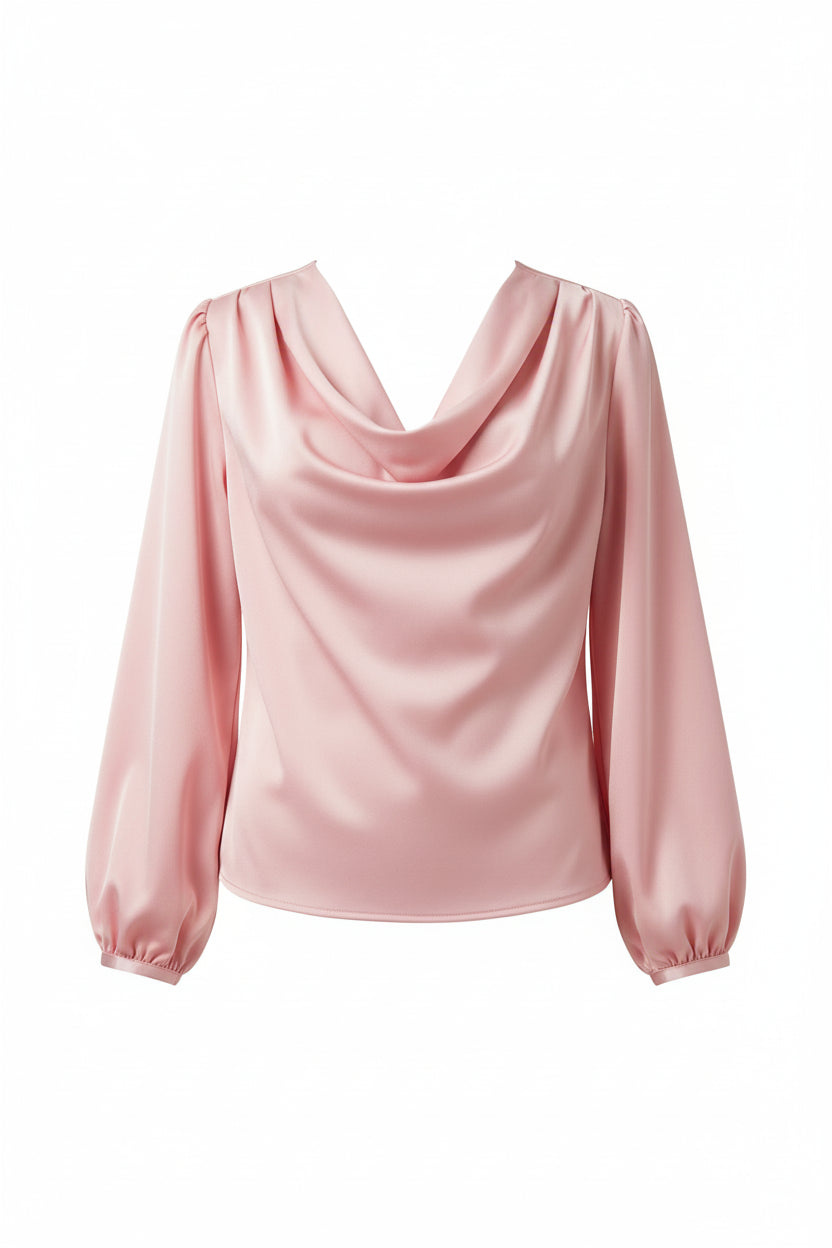 Pile Collar Blouse