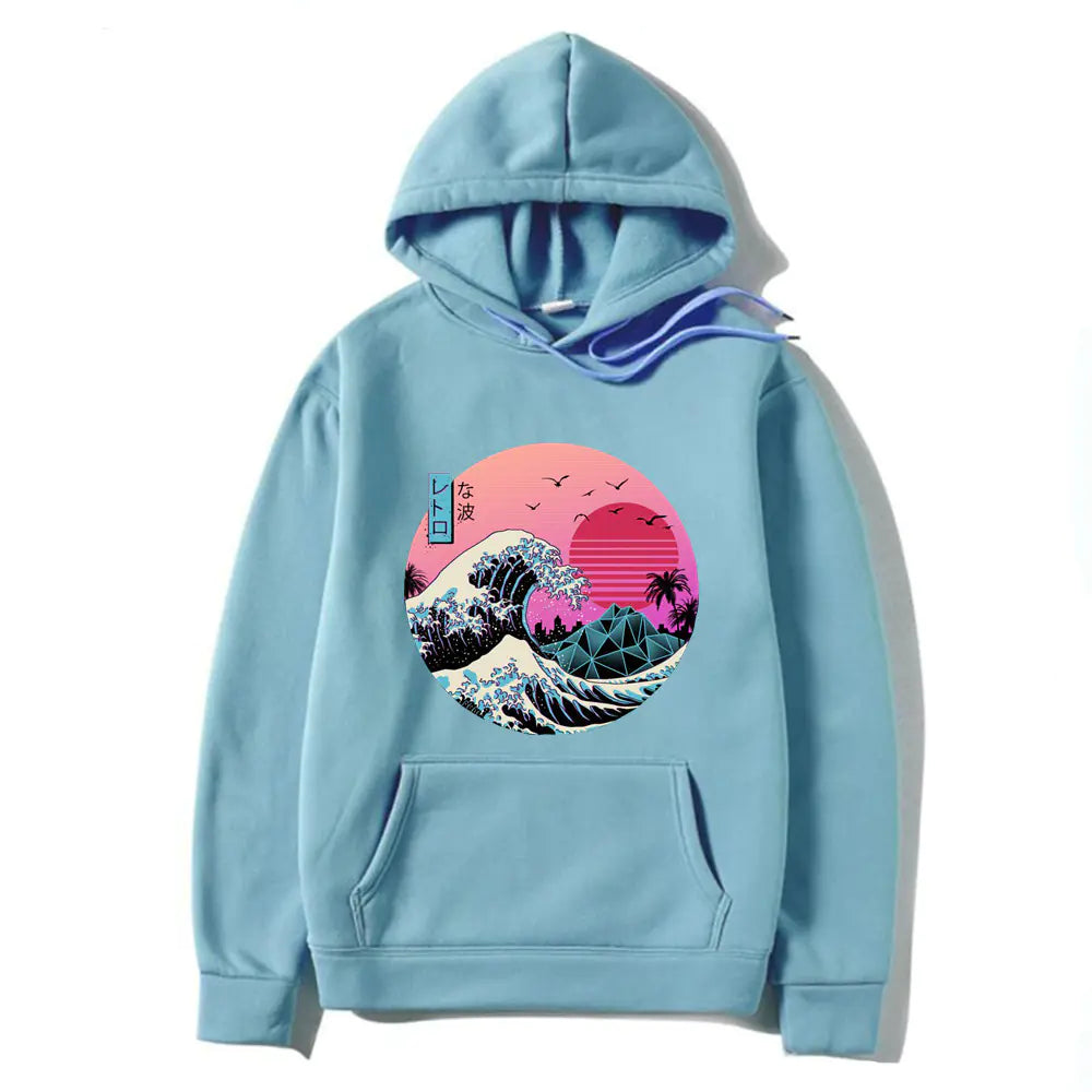 Japanese Anime Print Hoodies