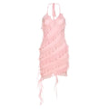 Solid Color Fashion Dress