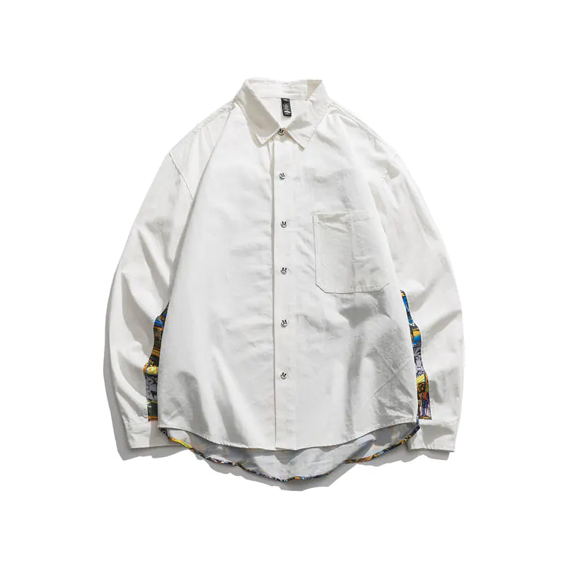 Retro Loose Fit Graffiti Shirt