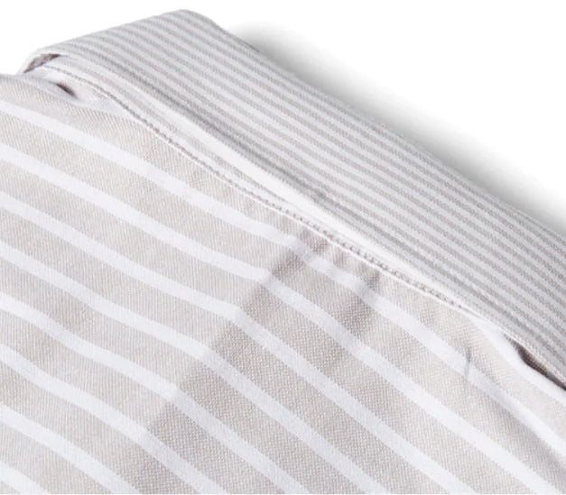 Striped Slim Fit Cotton Work Shirt