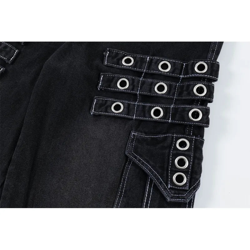 Fashion Punk Rock Cargo Jeans