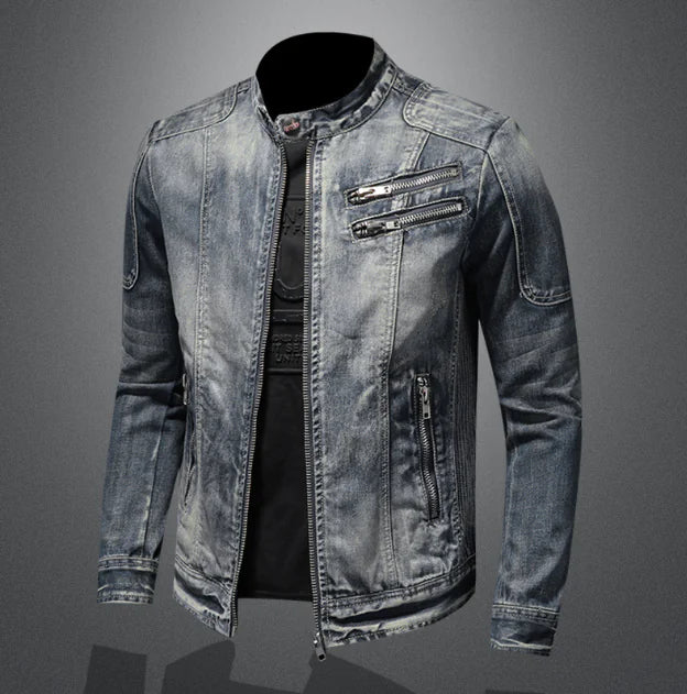 Elegant Black Denim Jacket