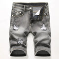 Trendy Men's Stretch Denim Shorts