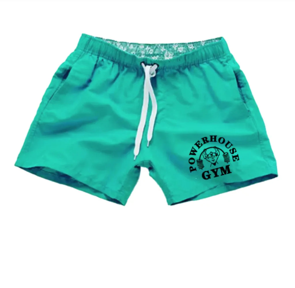 Simple Print Beach Swim Shorts