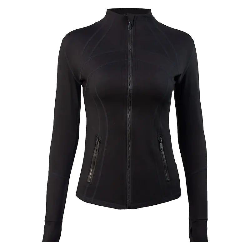 Reversible Brushed Yoga Jacket