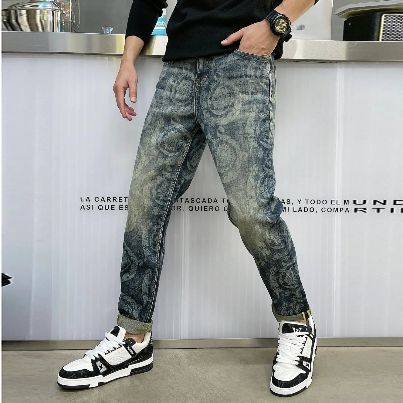 Casual Stretch Pants - Fashionable Jeans