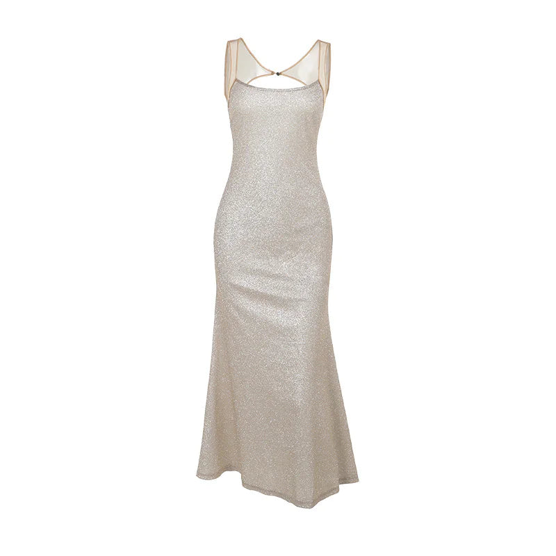 Shiny Temperament Camisole Dress