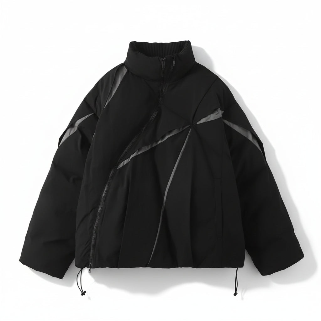 Color Matching Fashion Bread Coat