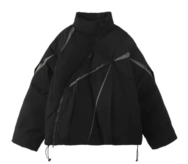 Color Matching Fashion Bread Coat