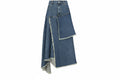 Spring Retro High Waist Irregular Denim Skirts